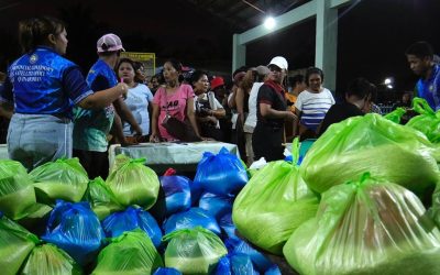 1,070 nga mga binaha nga pamilya ha Quinapondan, dinul-ongan hin relief goods