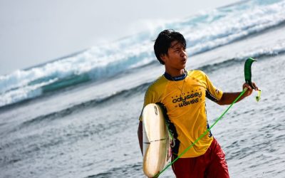Young surfer John Michael strives for the winning factor to take on his idol and qualify for WSL