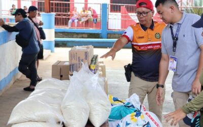 Gobyerno probinsyal nagdul-ong hin relief goods ha Brgy. Sta. Monica