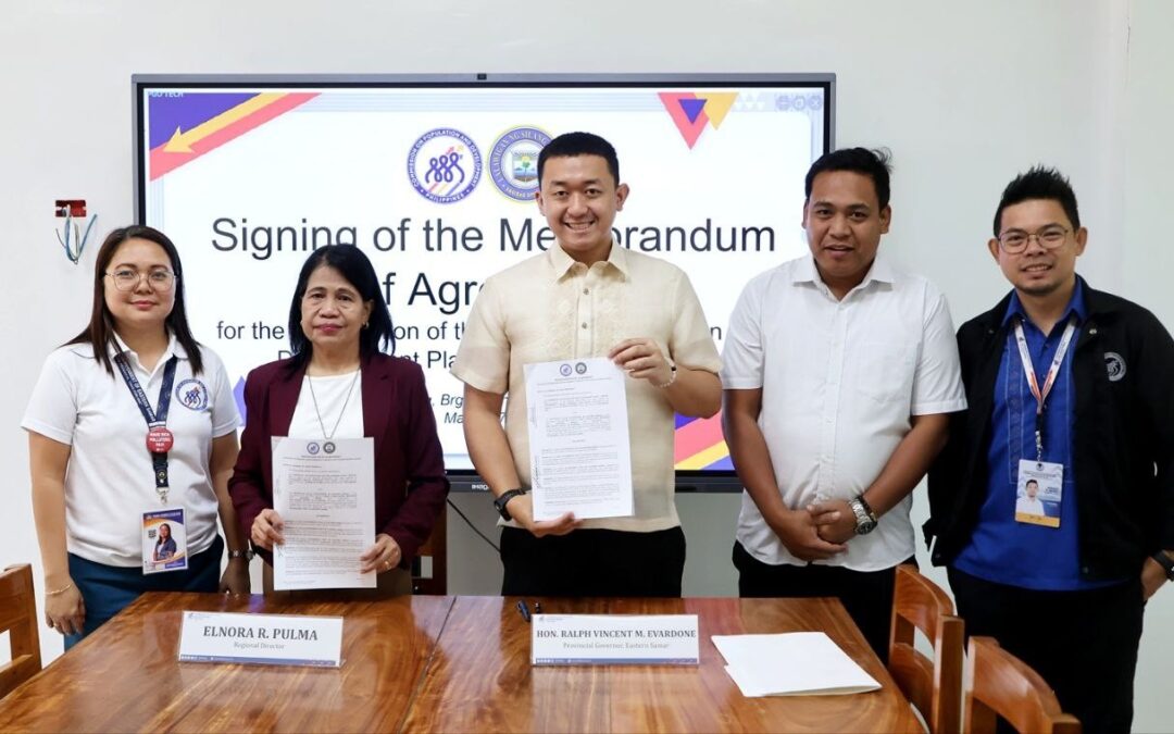 CPD Region 8 ngan gobyerno probinsyal, nagpirma hin MOA para han marig-on nga Popdev programs