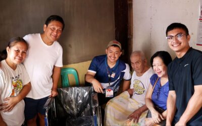 84 anyos nga stroke survivor ha Guiuan, nakakarawat hin libre nga wheelchair tikang ha gobyerno probinsyal