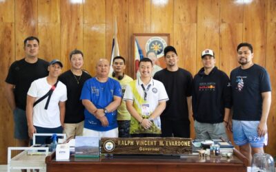 PBA stars pay courtesy visit to Gov. Evardone before tonight’s exhibition game