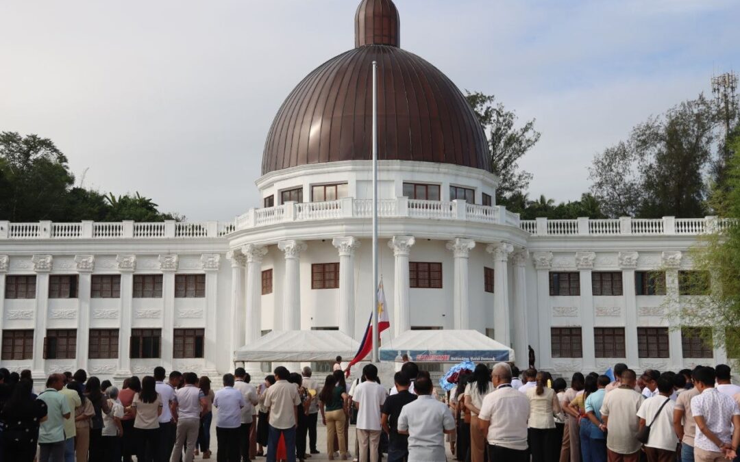 Half-mast flag Monday kumo pakiduyog han kasubo ngan pagsidungog han probinsya ha pagtalikod ni anay Gov. Clotilde Japzon-Salazar