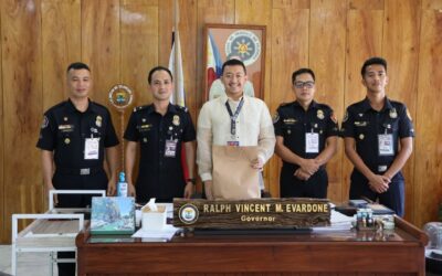 Borongan City Fire Station meets Gov. Evardone on ESPH fire safety compliance