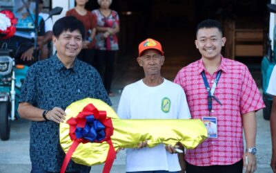 LGU Sulat nagdistribwer hin e-trike ha 28 nga mga pedicab drivers; kadugangan nga pondo, iginkomiter ni Gov. Evardone