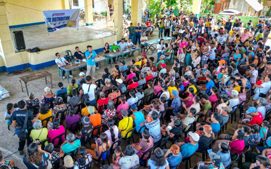 2,281 pamilya ha upat nga barangay, benepisyaryo hin 10 kilos nga bugas