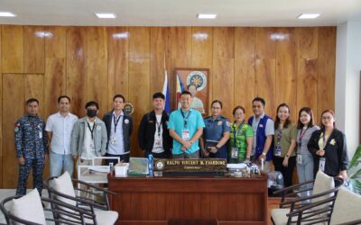 Regional Juvenile Justice and Welfare Committee nag-courtesy call kan Gov. RV Evardone